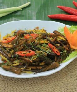 Tảo Xoắn Xào Xả Ớt
