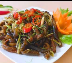 Tảo Xoắn Xào Xả Ớt