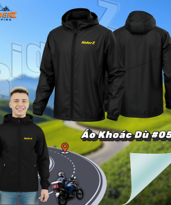 Áo Khoác Dã Ngoại RIDERZ – Chống Nước, Thoáng Khí – Nhiều Màu Sắc Chọn Lựa