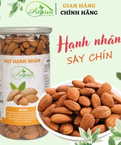 Hạt hạnh nhân sấy chín ANNUT ngũ cốc dinh dưỡng tốt cho bà bầu, người ăn kiêng, giảm cân