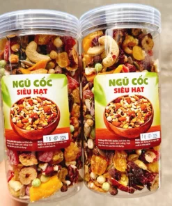 Ngũ Cốc Vị Mật Ong siêu hạt trái cây Granola - hộp 500gr