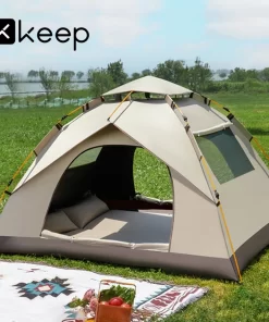 Lều Cắm Trại Đa Năng – Chống Nắng, Chống Mưa, Thiết Kế Thông Gió – Dành Cho 4-6 Người
